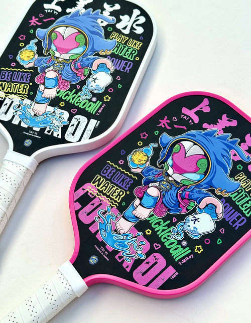 (Set of 2) T-Mikey Designer Paddles (Carbon Fiber B&P)